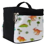 Baby Dino Seamless Pattern Make Up Travel Bag (Small)