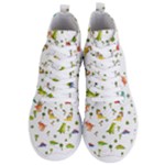 Baby Dino Seamless Pattern Men s Lightweight High Top Sneakers