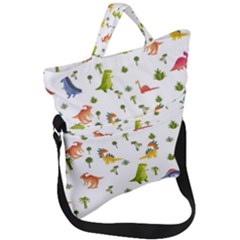 Fold Over Handle Tote Bag 