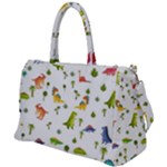 Baby Dino Seamless Pattern Duffel Travel Bag