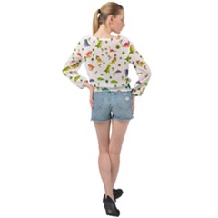 Banded Bottom Chiffon Top 