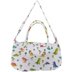 Baby Dino Seamless Pattern Removable Strap Handbag