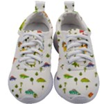 Baby Dino Seamless Pattern Kids Athletic Shoes