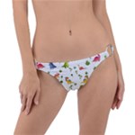 Baby Dino Seamless Pattern Ring Detail Bikini Bottoms