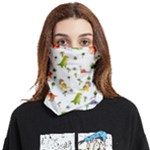 Baby Dino Seamless Pattern Face Covering Bandana (Two Sides)