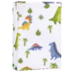 Baby Dino Seamless Pattern Playing Cards Single Design (Rectangle) with Custom Box