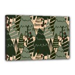 Christmas Vector Seamless Tree Pattern Canvas 18  x 12  (Stretched)