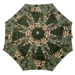 Christmas Vector Seamless Tree Pattern Straight Umbrellas