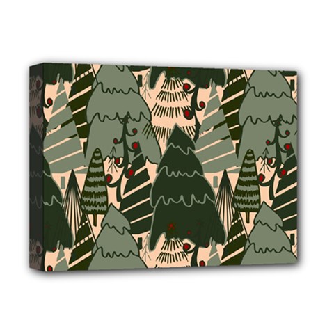 Christmas Vector Seamless Tree Pattern Deluxe Canvas 16  x 12  (Stretched)  from ArtsNow.com