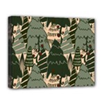 Christmas Vector Seamless Tree Pattern Deluxe Canvas 20  x 16  (Stretched)