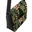 Flap Closure Messenger Bag (L) 