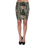 Christmas Vector Seamless Tree Pattern Bodycon Skirt
