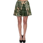 Christmas Vector Seamless Tree Pattern Skater Skirt