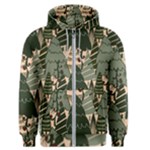 Christmas Vector Seamless Tree Pattern Men s Zipper Hoodie