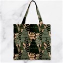 Zipper Grocery Tote Bag 