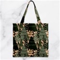 Zipper Grocery Tote Bag 