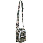 Christmas Vector Seamless Tree Pattern Shoulder Strap Belt Bag