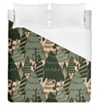 Christmas Vector Seamless Tree Pattern Duvet Cover (Queen Size)