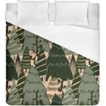 Christmas Vector Seamless Tree Pattern Duvet Cover (King Size)
