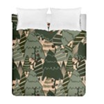 Christmas Vector Seamless Tree Pattern Duvet Cover Double Side (Full/ Double Size)