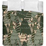 Christmas Vector Seamless Tree Pattern Duvet Cover Double Side (King Size)
