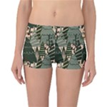 Christmas Vector Seamless Tree Pattern Reversible Boyleg Bikini Bottoms