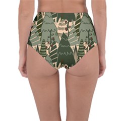 Reversible High-Waist Bikini Bottoms 
