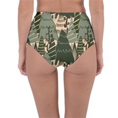 Reversible High-Waist Bikini Bottoms 