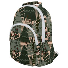 Rounded Multi Pocket Backpack 