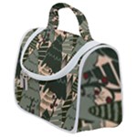 Christmas Vector Seamless Tree Pattern Satchel Handbag