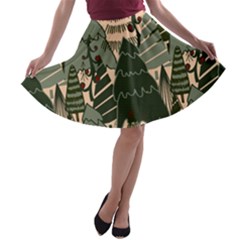 A-line Skater Skirt 