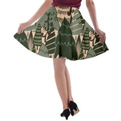 A-line Skater Skirt 