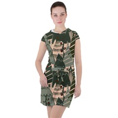 Drawstring Hooded Dress 