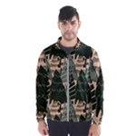 Christmas Vector Seamless Tree Pattern Men s Windbreaker