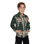 Christmas Vector Seamless Tree Pattern Kids  Windbreaker