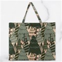 Zipper Large Tote Bag 