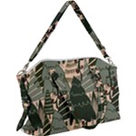 Christmas Vector Seamless Tree Pattern Canvas Crossbody Bag