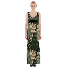 Thigh Split Maxi Dress 