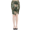 Midi Wrap Pencil Skirt 