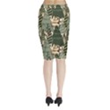 Midi Wrap Pencil Skirt 