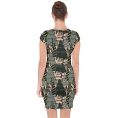 Capsleeve Drawstring Dress  