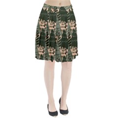 Christmas Vector Seamless Tree Pattern Pleated Skirt from ArtsNow.com
