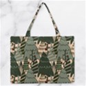 Zipper Medium Tote Bag Front