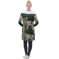 Longline Hooded Cardigan 