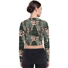 Long Sleeve Zip Up Bomber Jacket 