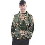 Christmas Vector Seamless Tree Pattern Men s Pullover Hoodie
