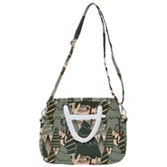 Rope Handles Shoulder Strap Bag 