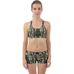 Christmas Vector Seamless Tree Pattern Back Web Gym Set