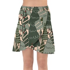 Wrap Front Skirt 