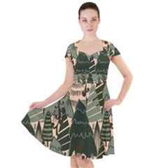 Cap Sleeve Midi Dress 
